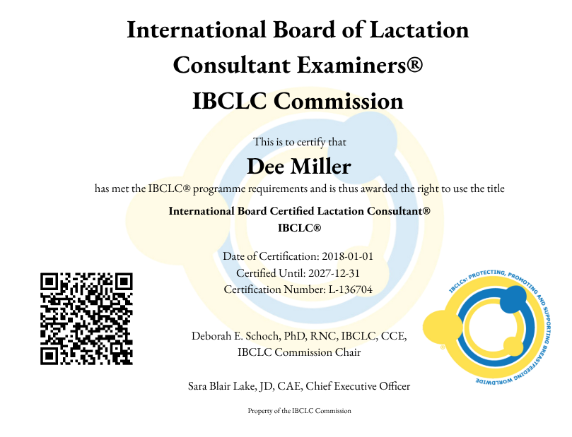 IBCLC Certificate Thumbnail